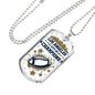 Los Angeles City Of Champions Necklace Stainless Steel or 18k Gold Dog Tag 24" Chain-Express Your Love Gifts