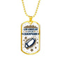 Los Angeles City Of Champions Necklace Stainless Steel or 18k Gold Dog Tag 24" Chain-Express Your Love Gifts