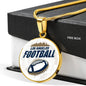 Los Angeles Football Circle Necklace-Express Your Love Gifts