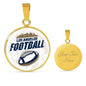 Los Angeles Football Circle Necklace-Express Your Love Gifts