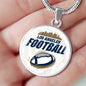 Los Angeles Football Circle Necklace-Express Your Love Gifts