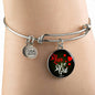 Love Is Of God 1 John 4:7 Circle Bracelet Bangle - Express Your Love Gifts