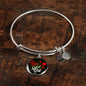 Love Is Of God 1 John 4:7 Circle Bracelet Bangle - Express Your Love Gifts