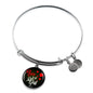 Love Is Of God 1 John 4:7 Circle Bracelet Bangle - Express Your Love Gifts