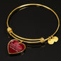 Love Is Patient And It Never Fails Heart Bracelet Bangle - Express Your Love Gifts