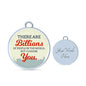 Love Message Billions Of People Circle Bangle Bracelet Stainless Steel or 18k Gold" - Express Your Love Gifts