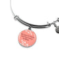 Love Message My Love Is Yours Circle Bangle Bracelet Stainless Steel or 18k Gold" - Express Your Love Gifts