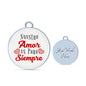 Love Message Nuestro Amor Es Para Siempre Circle Bangle Bracelet Stainless Steel or 18k Gold" - Express Your Love Gifts