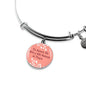 Love Message Tu Amor Es Mio Y Mi Amor Is Tuyo Circle Bangle Bracelet Stainless Steel or 18k Gold" - Express Your Love Gifts