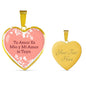 Love Message Tu Amor Es Mio Y Mi Amor Is Tuyo Heart Necklace Stainless Steel or 18k Gold Pendant 18-22" - Express Your Love Gifts
