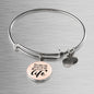 Love Message You Look Like The Rest Of My Life Circle Bangle Bracelet Stainless Steel or 18k Gold" - Express Your Love Gifts