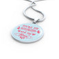 Love Message You'Re My Bestfriend And My Love Circle Necklace Stainless Steel or 18k Gold 18-22" - Express Your Love Gifts