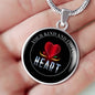 Love Message Your Kind And Loving Heart Circle Necklace Stainless Steel or 18k Gold 18-22" - Express Your Love Gifts