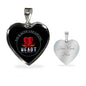 Love Message Your Kind And Loving Heart Heart Necklace Stainless Steel or 18k Gold Pendant 18-22" - Express Your Love Gifts