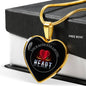 Love Message Your Kind And Loving Heart Heart Necklace Stainless Steel or 18k Gold Pendant 18-22" - Express Your Love Gifts