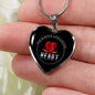 Love Message Your Kind And Loving Heart Heart Necklace Stainless Steel or 18k Gold Pendant 18-22" - Express Your Love Gifts