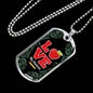 Love My Students Teacher Appreciation Gift Necklace Stainless Steel or 18k Gold Dog Tag 24" Chain-Express Your Love Gifts
