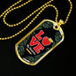 Love My Students Teacher Appreciation Gift Necklace Stainless Steel or 18k Gold Dog Tag 24" Chain-Express Your Love Gifts