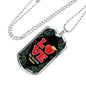 Love My Students Teacher Appreciation Gift Necklace Stainless Steel or 18k Gold Dog Tag 24" Chain-Express Your Love Gifts