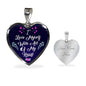 Love Myself Necklace Stainless Steel or 18k Gold Heart Pendant 18-22" - Express Your Love Gifts