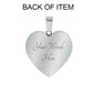 Love The Lord With Your Whole Being Christian Faith Heart Bracelet Bangle - Express Your Love Gifts
