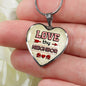 Love Thy Neighbor Heart Pendant Necklace Stainless Steel or 18k Gold Heart Pendant Necklace 18-22"-Express Your Love Gifts