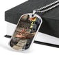 Love Your Enemies And Pray For Everyone Necklace Stainless Steel or 18k Gold Dog Tag 24" Chain-Express Your Love Gifts