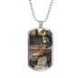 Love Your Enemies And Pray For Everyone Necklace Stainless Steel or 18k Gold Dog Tag 24" Chain-Express Your Love Gifts