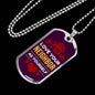 Love Your Neighbor As Yourself Bible Verse Gift Mark Necklace Stainless Steel or 18k Gold Dog Tag 24" Chain-Express Your Love Gifts