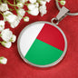 Madagascar Flag Necklace Madagascar Flag Stainless Steel or 18k Gold 18-22" - Express Your Love Gifts