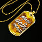 Made In God's Image Necklace Stainless Steel or 18k Gold Dog Tag 24" Chain-Express Your Love Gifts