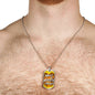 Made In God's Image Necklace Stainless Steel or 18k Gold Dog Tag 24" Chain-Express Your Love Gifts