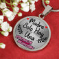Madre Solo Hay Una Circle Necklace Stainless Steel or 18k Gold 18-22" - Express Your Love Gifts