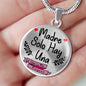 Madre Solo Hay Una Circle Necklace Stainless Steel or 18k Gold 18-22" - Express Your Love Gifts