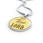 Make Time For Our Lord Circle Necklace Stainless Steel 18-22" - Express Your Love Gifts