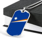 Marshall Islands Flag Necklace Marshall Islands Flag Stainless Steel or 18k Gold 18-22" - Express Your Love Gifts