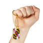 Maryland State Flag Necklace Stainless Steel or 18k Gold Dog Tag 24" Chain - Express Your Love Gifts