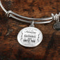 Matthew 6:33 The Kingdom Of God Stainless Steel or 18k Gold Circle Bracelet Bangle - Express Your Love Gifts