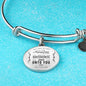 Matthew 6:33 The Kingdom Of God Stainless Steel or 18k Gold Circle Bracelet Bangle - Express Your Love Gifts