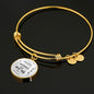 Matthew 6:33 The Kingdom Of God Stainless Steel or 18k Gold Circle Bracelet Bangle - Express Your Love Gifts