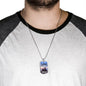 Memorial Necklace Beside Us Stainless Steel or 18k Gold Dog Tag 24" Chain-Express Your Love Gifts