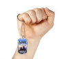 Memorial Necklace Beside Us Stainless Steel or 18k Gold Dog Tag 24" Chain-Express Your Love Gifts