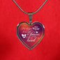 Memorial Remembrance Necklace Stainless Steel or 18k Gold Heart Pendant 18-22"-Express Your Love Gifts