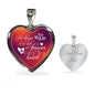 Memorial Remembrance Necklace Stainless Steel or 18k Gold Heart Pendant 18-22"-Express Your Love Gifts