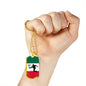 Mexico Flag And Futbol/Soccer Necklace Stainless Steel or 18k Gold Dog Tag 24" Chain-Express Your Love Gifts