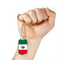 Mexico Flag Necklace Stainless Steel or 18k Gold Dog Tag 24" Chain-Express Your Love Gifts