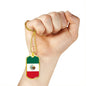 Mexico Flag Necklace Stainless Steel or 18k Gold Dog Tag 24" Chain-Express Your Love Gifts