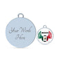 Mexico Futbol/Soccer Stainless Steel or 18k Gold Circle Bangle Bracelet - Express Your Love Gifts