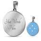 Micronesia Flag Necklace Micronesia Flag Stainless Steel or 18k Gold 18-22" - Express Your Love Gifts