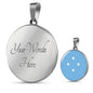 Micronesia Flag Necklace Micronesia Flag Stainless Steel or 18k Gold 18-22" - Express Your Love Gifts